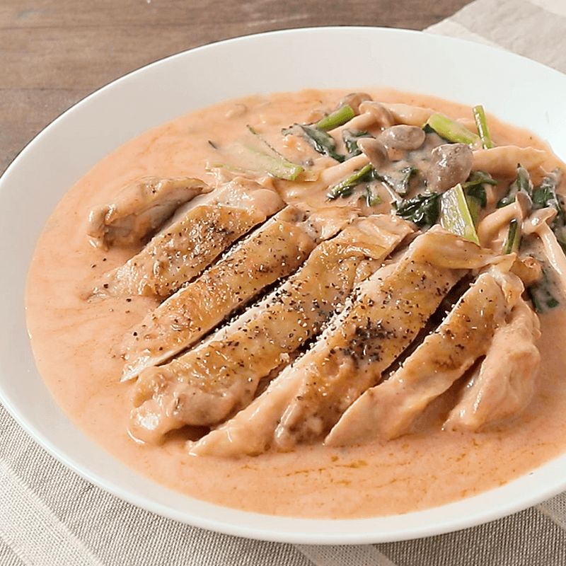 サワークリームチキンのレシピ