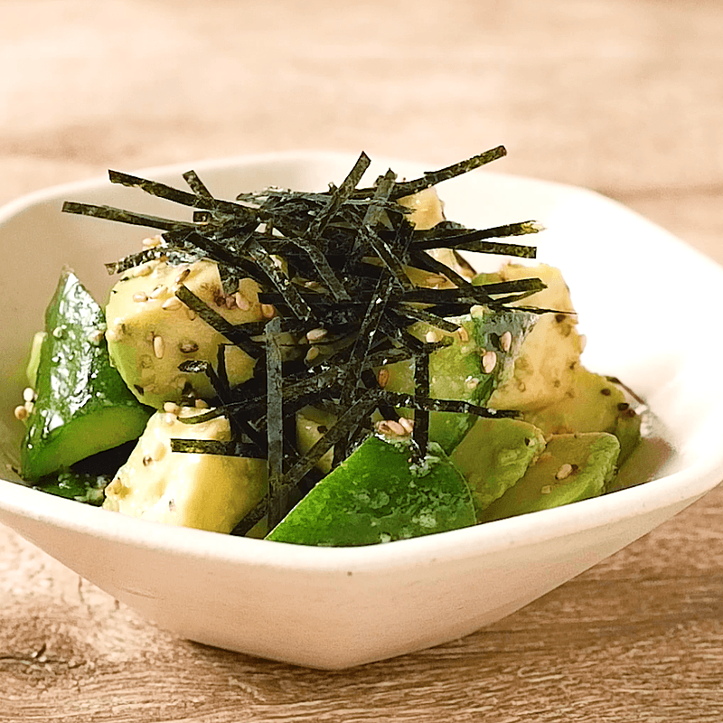 キュウリとアボカドのサラダのレシピ