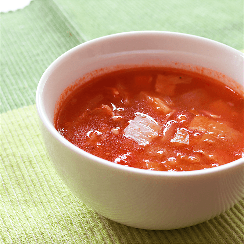 低カロリースロークッカーミネストローネスープのレシピ