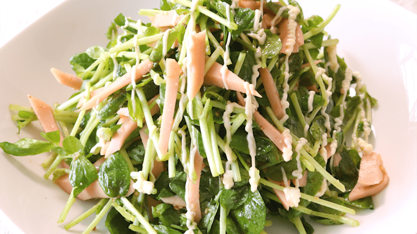 5分で出来上がり 豆苗のピーナッツ炒め 作り方 レシピ クラシル