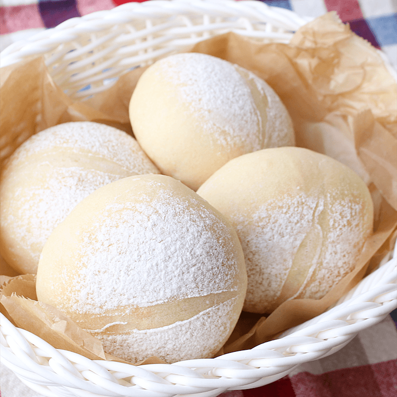 クリームチーズとアーモンド小麦粉のパンのレシピ