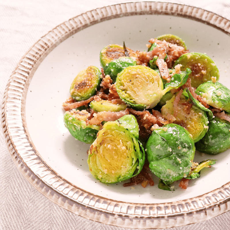 ロースト芽キャベツのレシピ