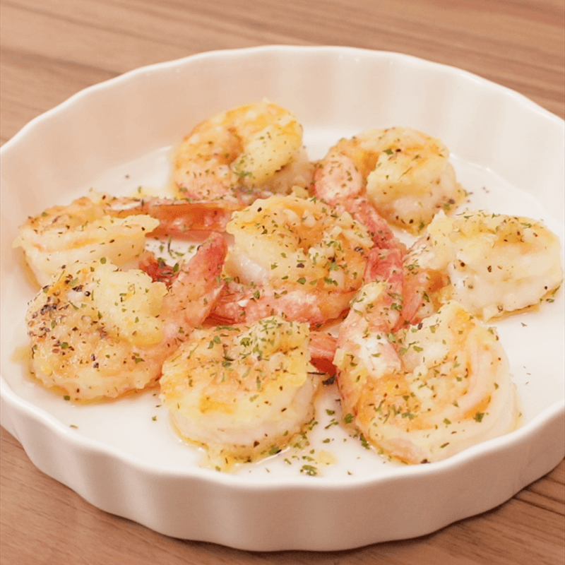 レモンガーリックバターシュリンプのレシピ