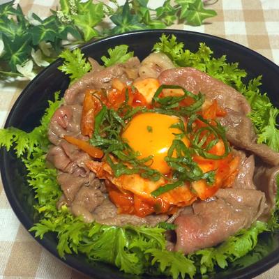 スタミナ満点！キムチ牛丼 作り方・レシピ | クラシル