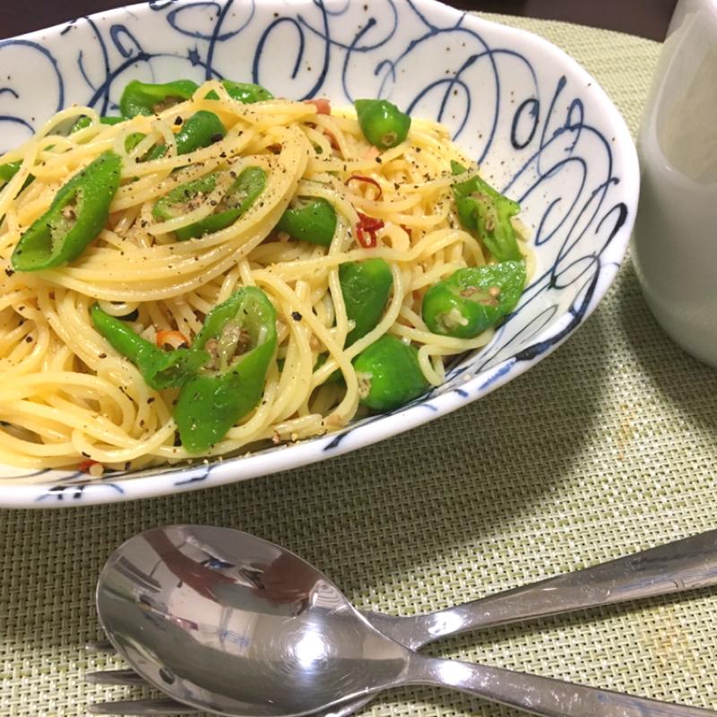 青唐辛子のペペロンチーノ | クラシル