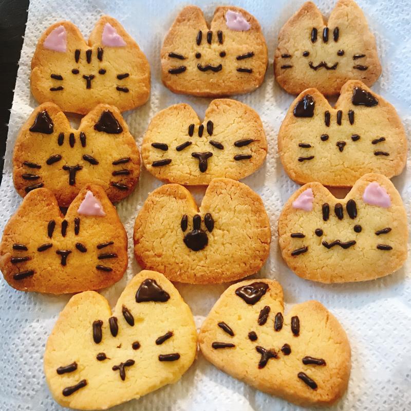 にゃんこクッキー 作り方・レシピ | クラシル