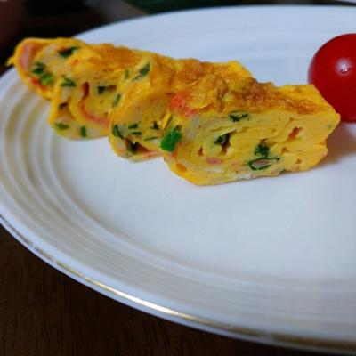 お弁当にぴったり カニカマ卵焼き 作り方 レシピ クラシル