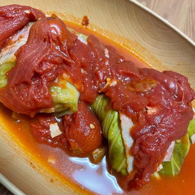 圧力鍋でとろとろトマト味ロールキャベツ 作り方 レシピ クラシル