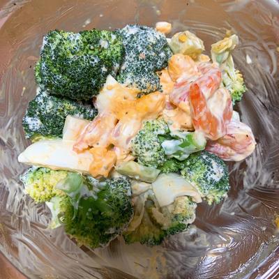 エビとブロッコリーの卵サラダ 作り方 レシピ クラシル