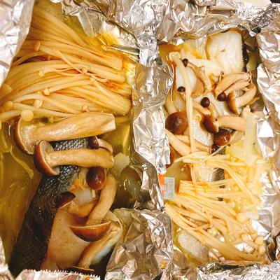 フライパンで簡単 タラときのこのホイル焼き 作り方 レシピ クラシル