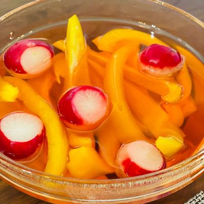 簡単 ラディッシュの甘酢漬け クラシル