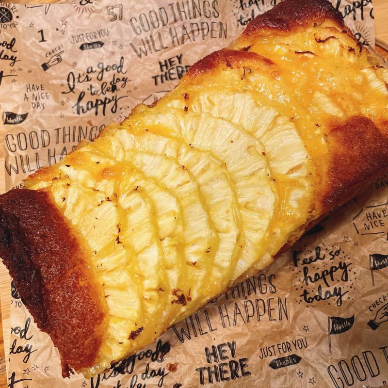 パイナップルとココナッツのパウンドケーキ 作り方・レシピ