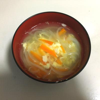玉ねぎとにんじんの中華スープ 作り方 レシピ クラシル