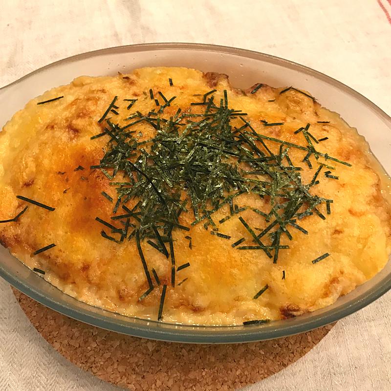 ヒラタケと長芋の和風グラタン クラシル