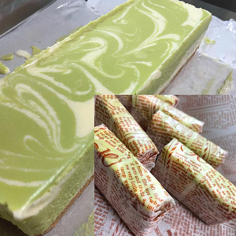 抹茶のマーブルレアチーズケーキ 作り方・レシピ | クラシル