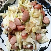 キャベツとウインナーのコンソメ炒め 作り方 レシピ クラシル