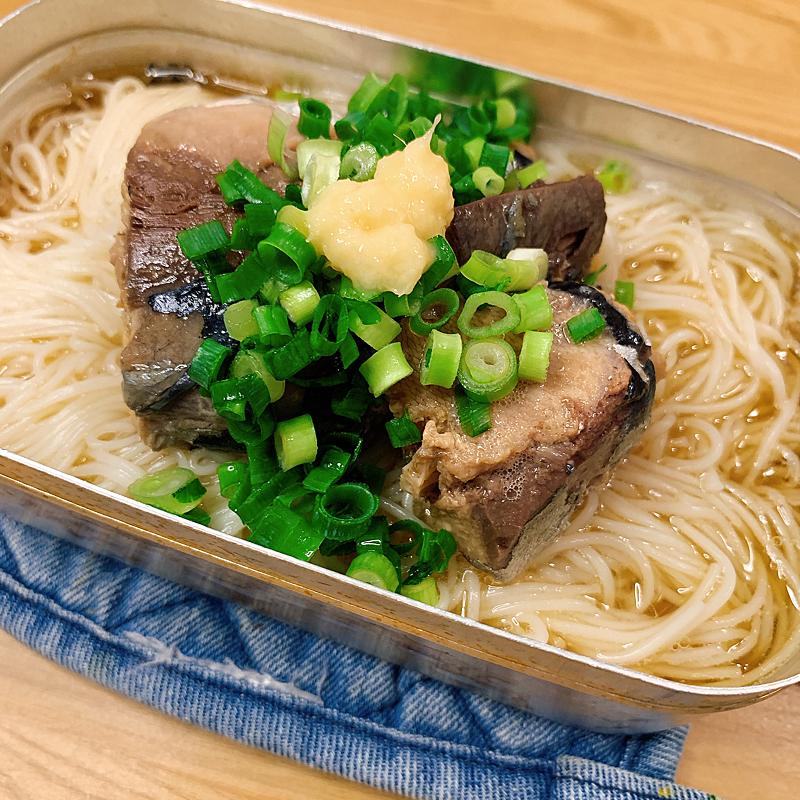 サバ缶で アレンジ焼き鯖そうめん 作り方・レシピ | クラシル