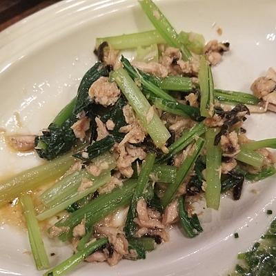 簡単副菜 ツナと小松菜の和え物 クラシル