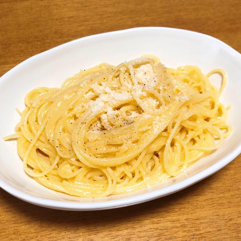 厚切りベーコンの本格カルボナーラ 作り方・レシピ | クラシル