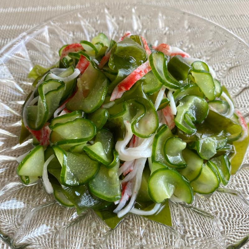 定番 きゅうりとわかめの酢の物 作り方・レシピ | クラシル