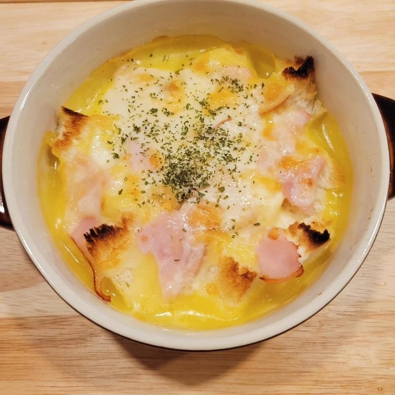 【ぱんだ様】スープ　パングラタン　手作り　菓子パン　惣菜パン 5分で簡単 コーンスープでパングラタン風 作り方・レシピ | クラシル