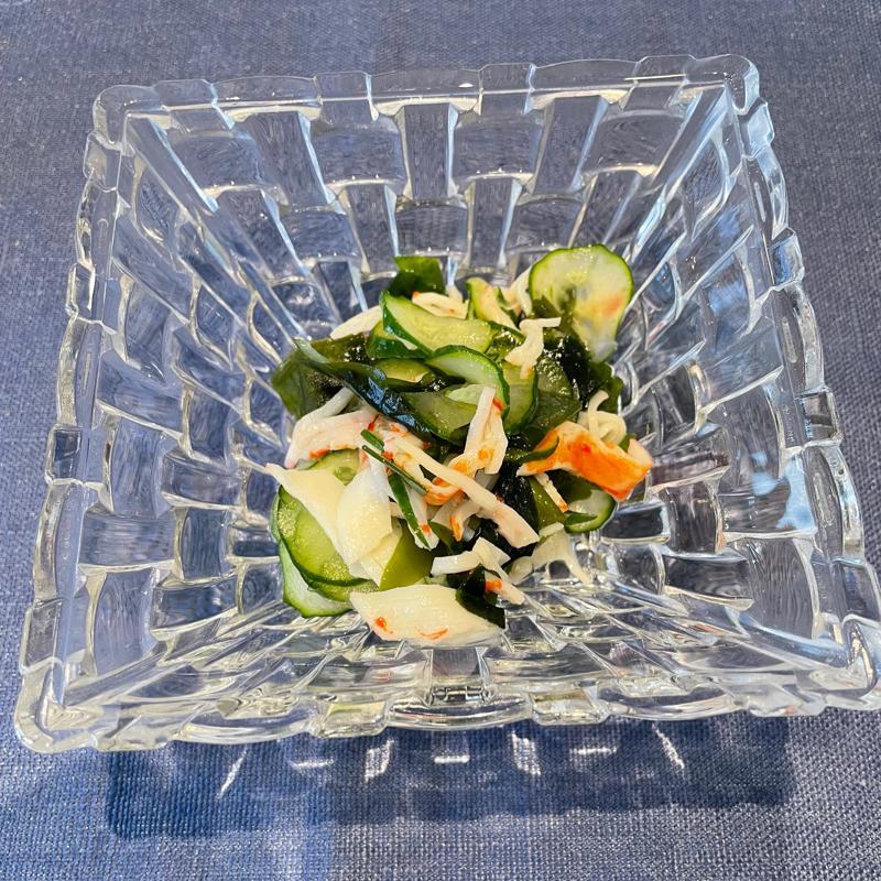 定番 きゅうりとわかめの酢の物 作り方・レシピ | クラシル