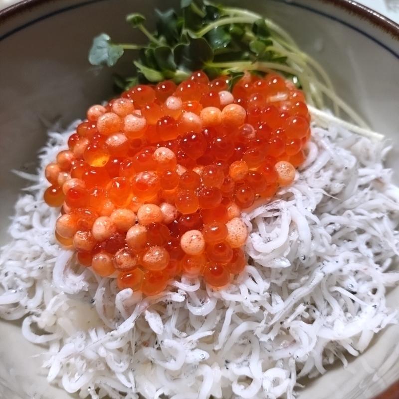 手づくりだれのいくら釜揚げしらす丼 | クラシル