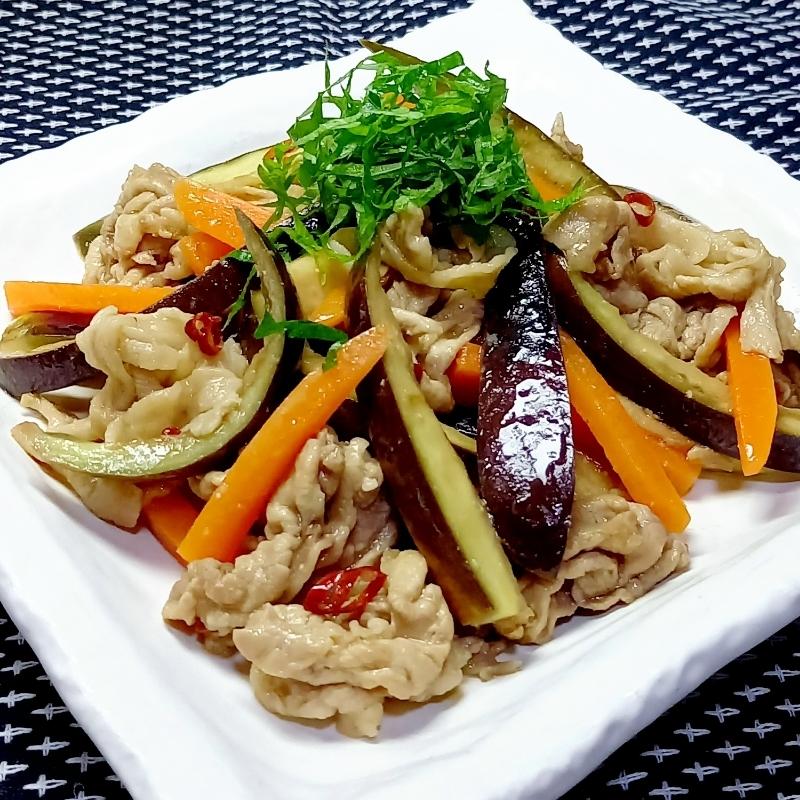 簡単！ナスと豚肉のピリ辛味噌炒め | クラシル