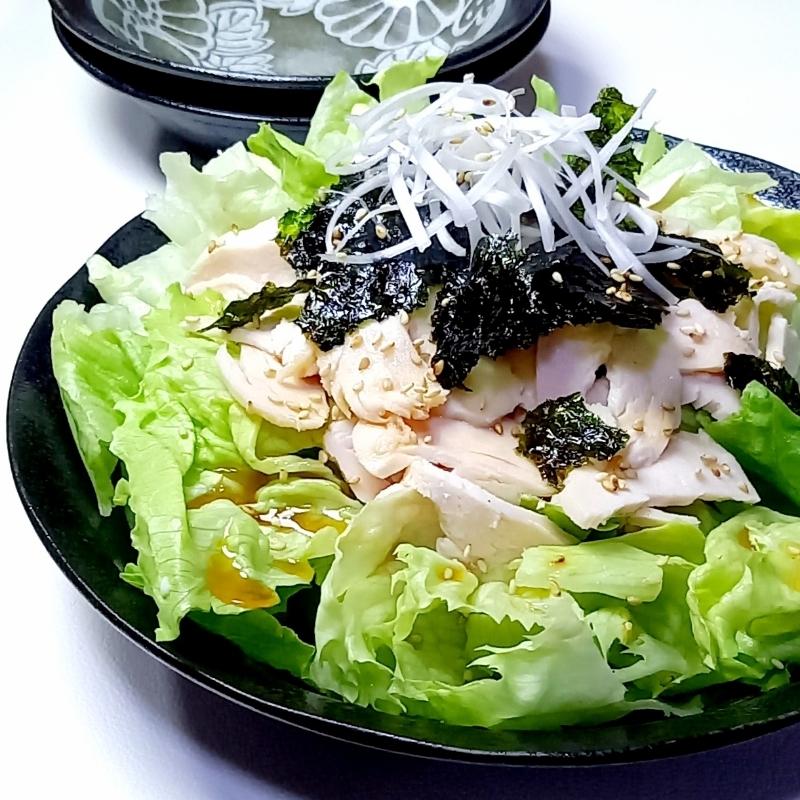 鶏ささみの簡単チョレギサラダ | クラシル
