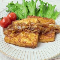 しっとり食感 厚揚げの生姜焼き