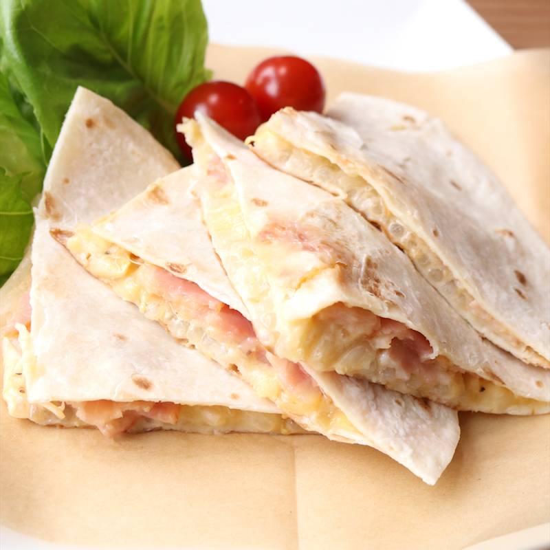  2分間のチーズケサディーヤのレシピ