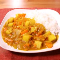 フライパンで作る 野菜カレー