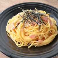 塩麹で 和風カルボナーラスパゲティ