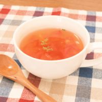 レンジで簡単 トマトスープ