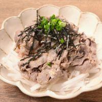 シャキシャキ大根と牛肉のマヨポンサラダ