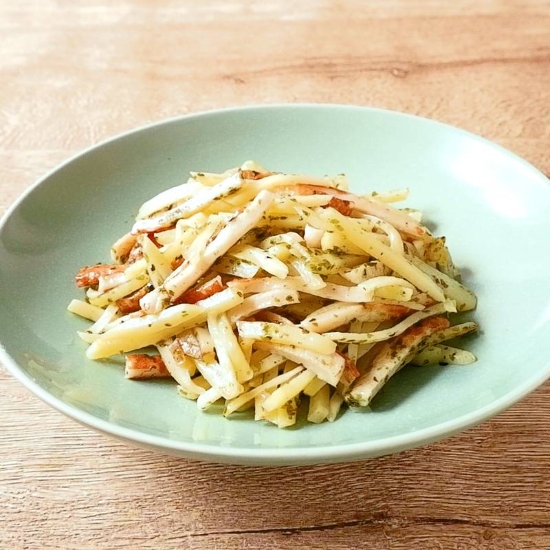 じゃがいもとにんじんののり塩炒め 作り方 レシピ クラシル