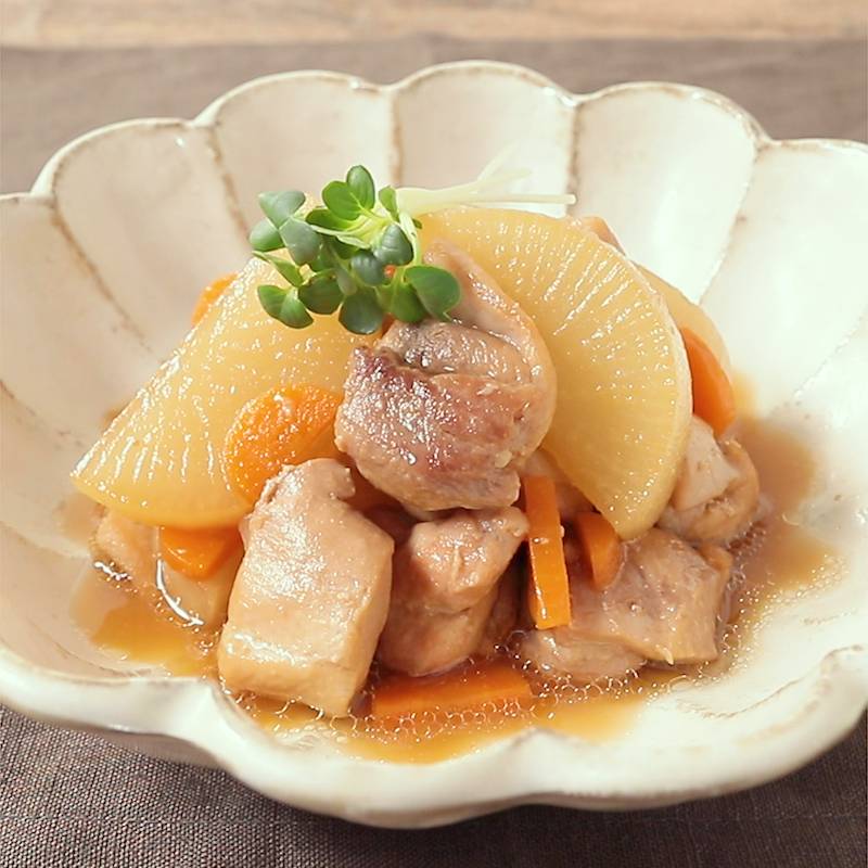 お酢でやわらか 鶏もも肉と大根のうま煮 作り方・レシピ クラシル お酢でやわらか 鶏もも肉と大根のうま煮 作り方・レシピ クラシル