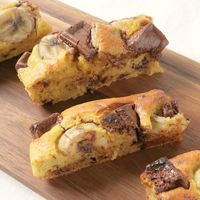 さくっと簡単 チョコバナナケーキバー
