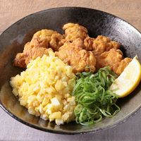 揚げ焼きで簡単 とり天タルタルうどん