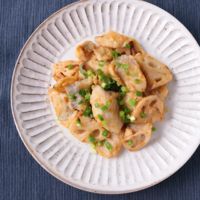 タラとレンコンの梅照り焼き