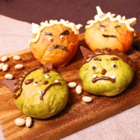 鬼は外!福は内!赤鬼・緑鬼ぱん