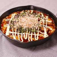 スキレットで!スパムとキャベツのお好み焼き風