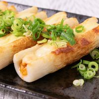 ちくわとツナキムチのチーズ焼き
