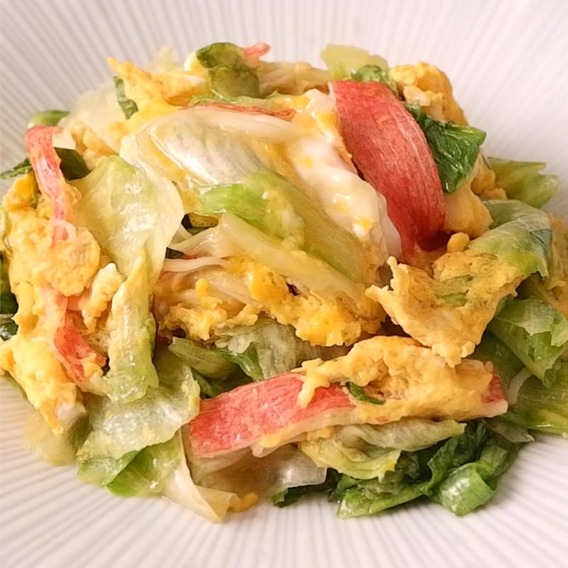 レタスとミニトマトの簡単卵炒め 作り方 レシピ クラシル