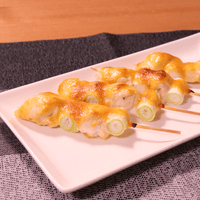 味噌とマヨネーズで鶏のささみねぎま串