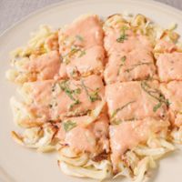 冷凍うどんでつくる 明太マヨチヂミ