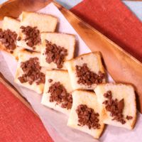 食パンで!焼きチョコシュガーラスク