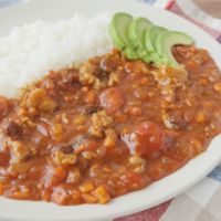 レーズンがポイント トマトカレー