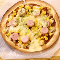カリカリ!トルティーヤのカレーピザ