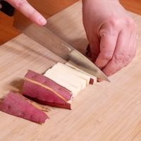 さつまいもの拍子木切り